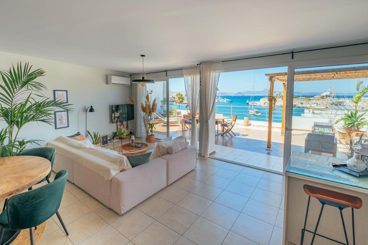 Апартаменты Attico Blu - Sea View Penthouse Кос Экстерьер фото
